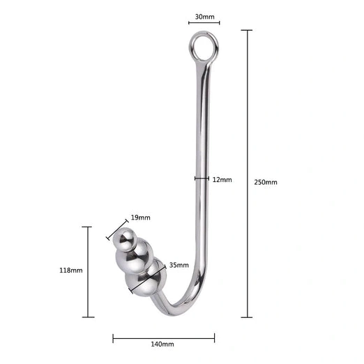 5334 Collar and Beaded Hook Anal Elegant Cuffs with 0412